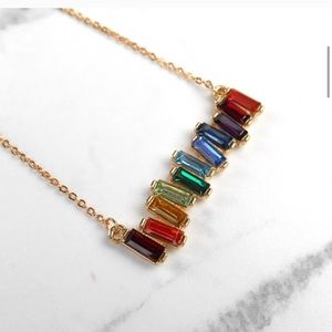 New Ariel Stone Rainbow Necklace
